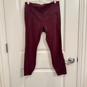 Athleta Burgundy Leggings MP